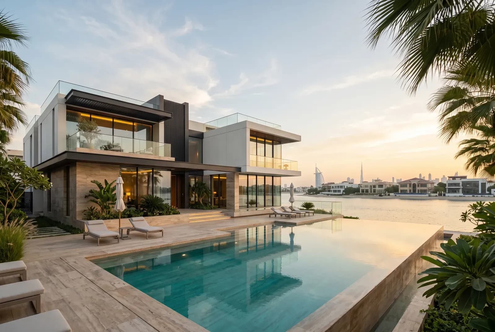 Waterfront villa in Dubai
