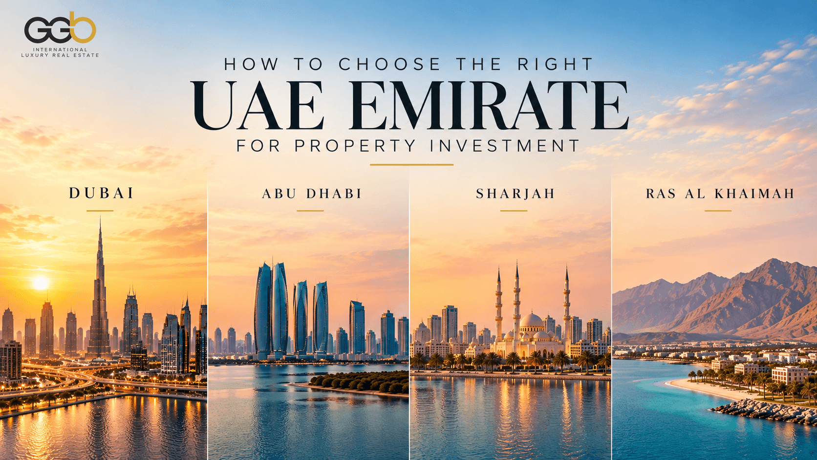 How to Choose the Right UAE Emirate for Property Investment