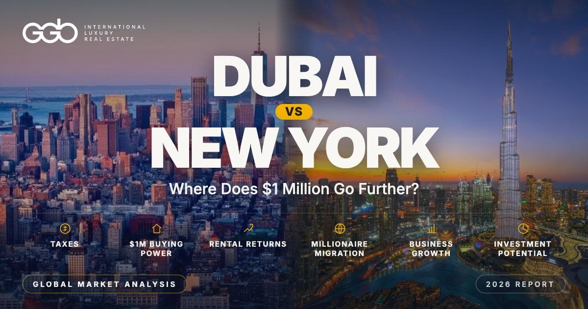 Dubai vs. New York Real Estate: Which Is the Better Investment in 2026?