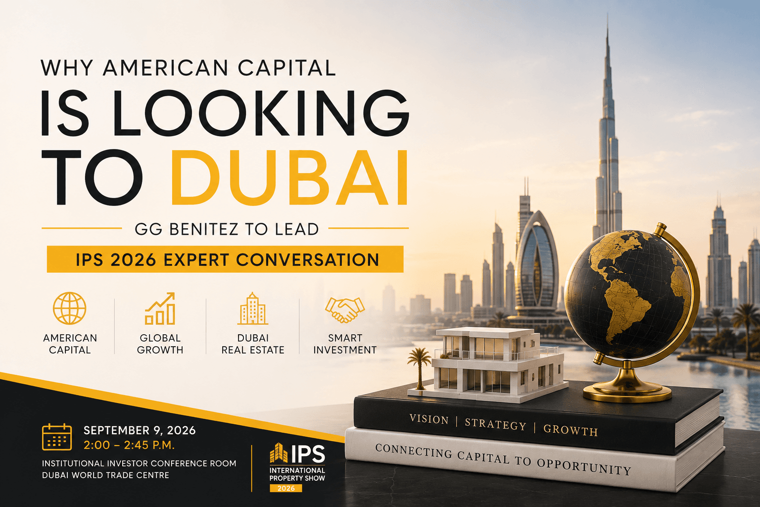 Why American Capital Is Looking to Dubai: GG Benitez to Lead IPS 2026 Expert Conversation