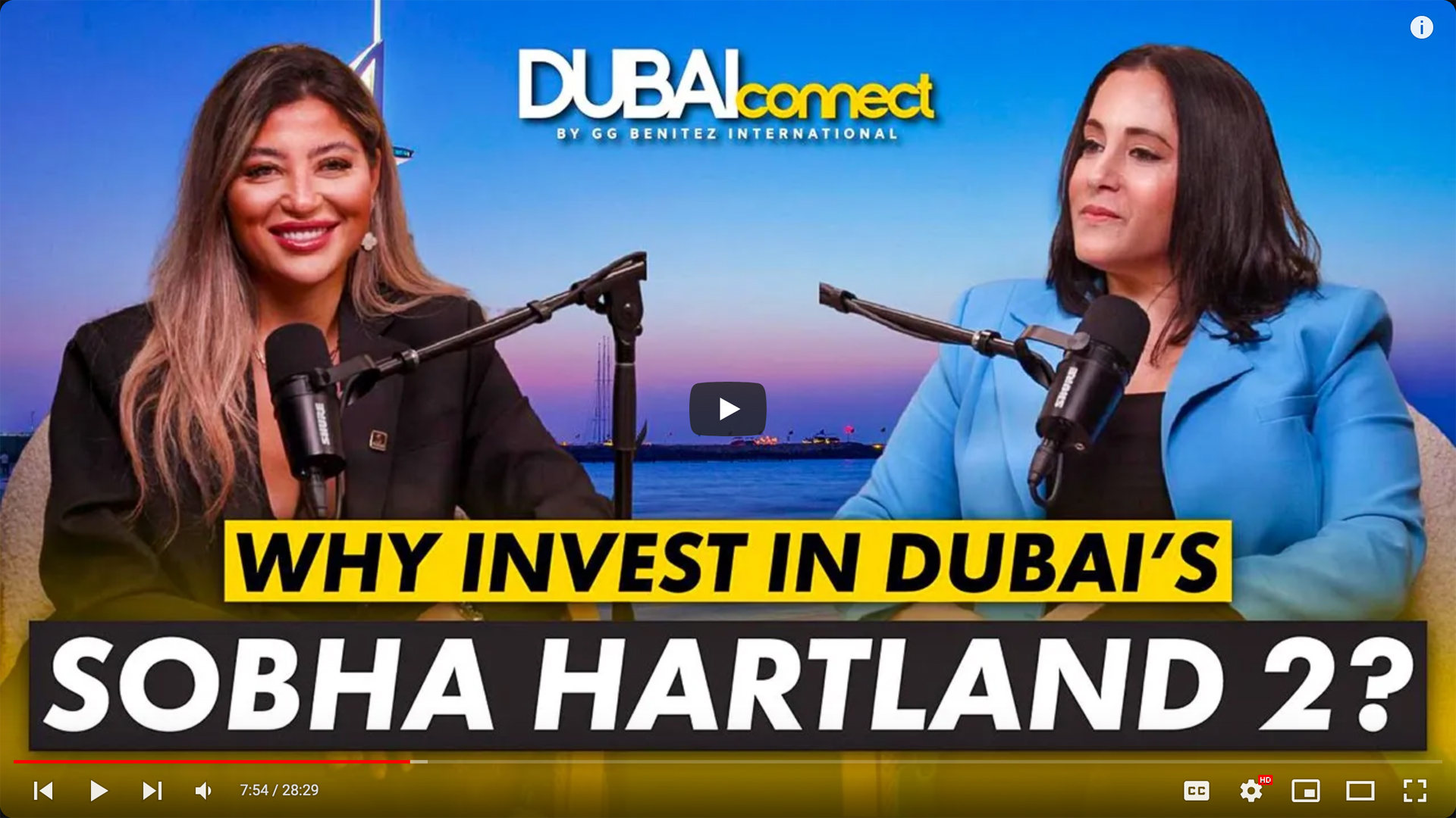 The Dubai Connect: Exclusive Interview w/Top Tier Developer SOBHA Highlighting a Top Dubai Real Estate Investment- SOBHA Hartland II